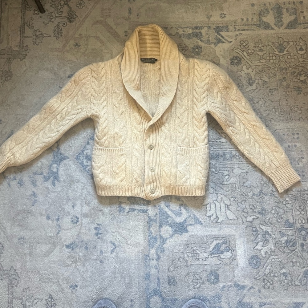 Vintage Calvin Klein wool Beige Knit Sweater